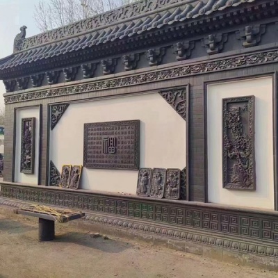 西安永诚古建施工队：专业影壁墙施工，古建修复、门楼牌坊同步承接，品质保障，欢迎联系！